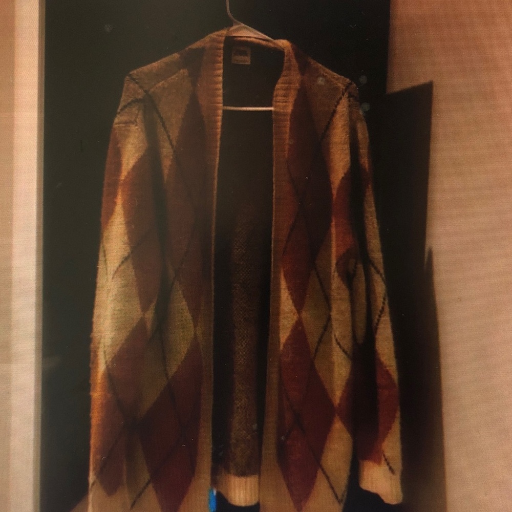 Argyle Patterned Cardigan - Picture 1 of 2